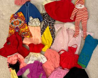 Lots of Vintage Barbie Clothes