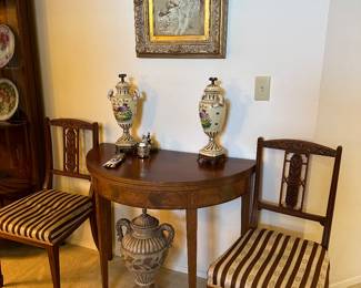 Flip top French Entry Table