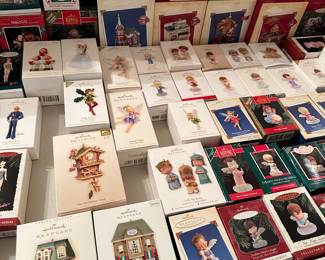 Large Selection of Hallmark Ornaments