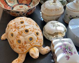 Handpainted Tiffany & Company Turtle Box