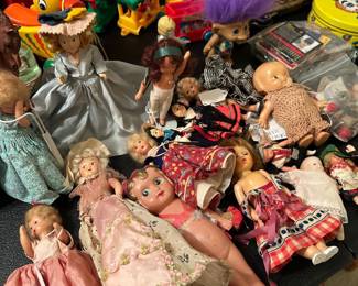 Selection of Vintage Dolls