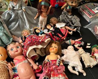 Selection of Vintage Dolls