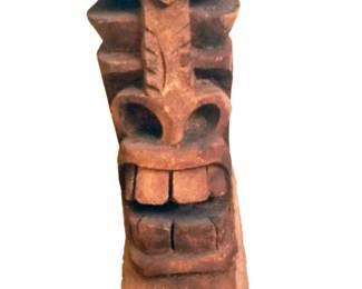Antique Tiki Head