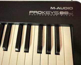 m-audio prokeys 88sx keyboard, performance piano