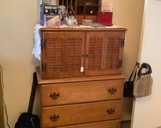 Vintage maple dresser