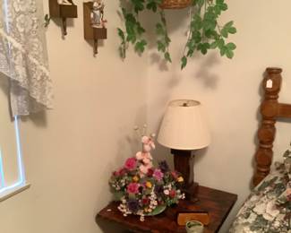 Vintage “spool” end table