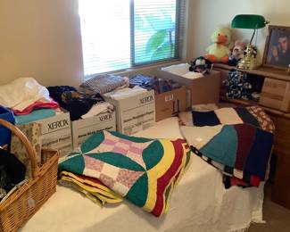 Vintage crazy quilt (very good condition), vintage quilt, twin bed, twin headboard