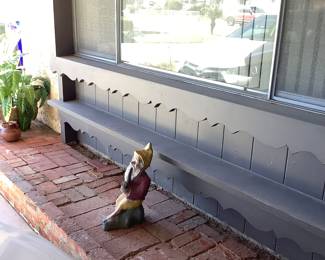 Vintage concrete gnome