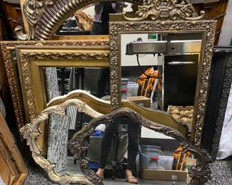 Tons of mirrors antique and newer