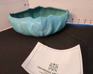 Van Briggle vase approx 3" tall excellent condition