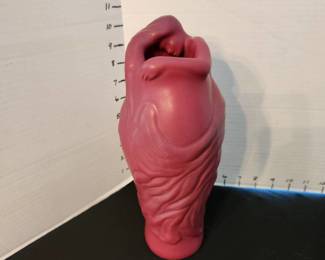 Van Briggle mulberry "Lorelei vase approx 10" tall excellent condition