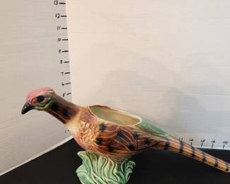 Mid Century ceramic pheasant planter
