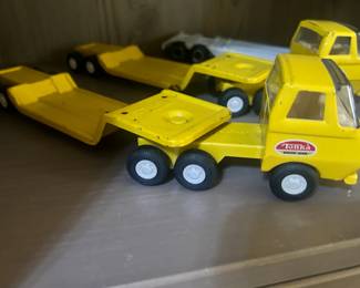 1960s Tonka Lowboy Tractor Trailer 