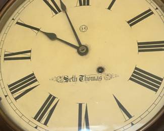 1876 Seth Thomas Calendar Wall Clock 