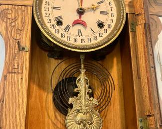 Antique Waterbury "The Prophet" Calendar Clock 