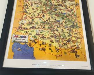 George M Avery AZ Highways Framed Poster 