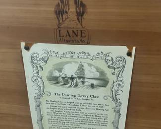 1927 Lane Dowling Dowry Chest