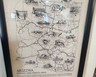 George M Avery AZ Highways Framed Poster 