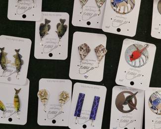 Finlayson Minnesota Dear's Earrings, Pins and Necklaces