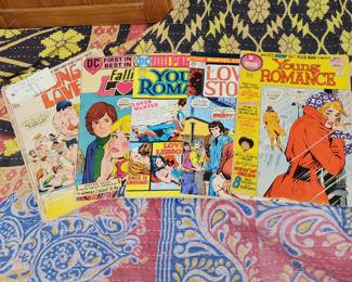 1970s Rare Love Comics.. Need I say more how fun they are.