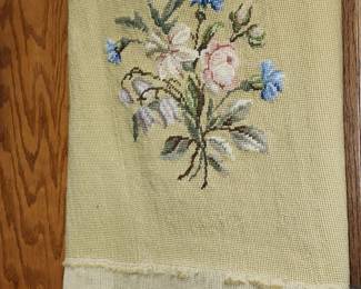 Needlepoint, Tapestries, Silky Panels with Bottom Beads. In store...