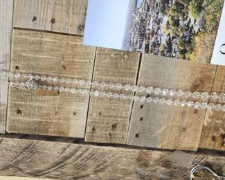 Ice Crystal Long Necklace with crystal earring