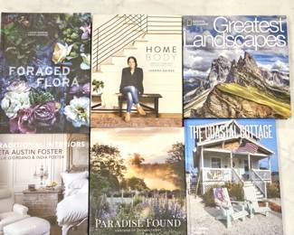  Set of Five Coffee Table Books 