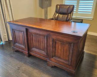  Aspenhome Richmond Executive Desk 66" x 33" x 31" Tall