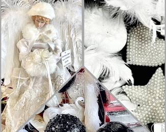 Everything you Need to Decorate your Christmas Tree in "Black & White" Ornaments