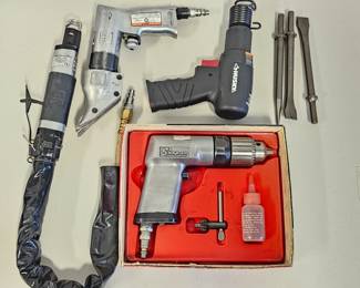 Pneumatic Snap-On Drill - Ingersoll Rand Shears and Husky Air Hammer
