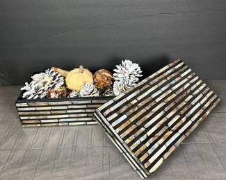 Mosaic Mother Of Pearl Box
