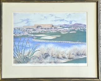Watercolor Art by Arizona Artist Beth Zink Limited Edition Lithograph Signed and Numbered By Artist 30/500