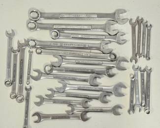 Set of 26 Craftsman Combination Wrenches