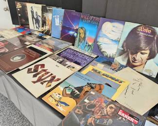 Set of 30 Vintage Vinyl Records From the 1970s (some 60s) in Varied Condition (Rock & Pop)