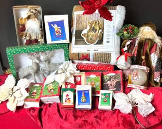 Country Cabin Christmas Decor- New Bear Quilted Sherpa Throw, New Dillard's and Hallmark Ornaments and MORE!