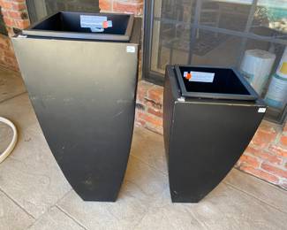 Large Metal Planters 