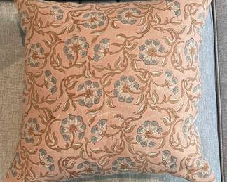 Down Filled Pillow - 2 Available. Each Measures 20" x 20".