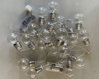 Battery Operated Lightbulb Strands - 2 Available. Photo 1 of 2.