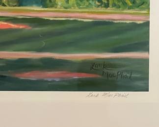 "Encouragement," Signed & Numbered Print # 3/25, Lark MacPhail. Print Measures 14" x 11"; Framed It's 21.5" x 18." Photo 2 of 4.