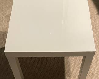 IKEA Laminate Side Table - 4 Available. Each Measures 21.5" x 21.5" x 17.75" H. Photo 3 of 3.