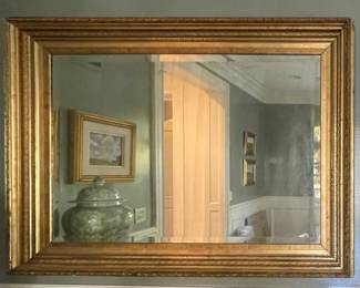 Vintage Gilt Frame Mirror. Measures 45" x 58". Photo 1 of 3.