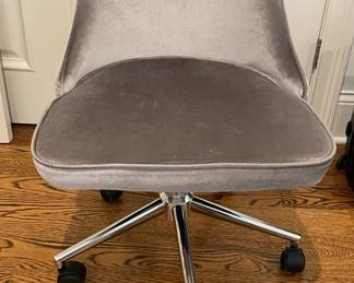Chenille Upholstered Office Chair.