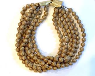 Vintage Multi-Strand Necklace Source From Arch by Laura White.
