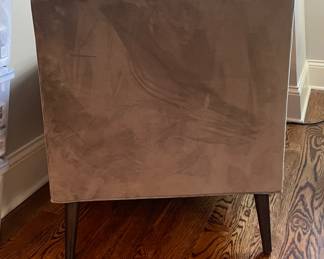 Pair of Room & Board Club Chairs Upholstered in Grey Ultrasuede. Photo 3 of 3.