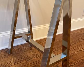 Williams-Sonoma Home Mason Glass Top Desk. Measures 28"W x 56" D x 30" H. Photo 3 of 3.