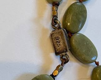Jade and Smokey Quartz Necklace. Photo 2 of 2.