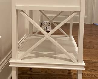 Pottery Barn Teen Side Table. Measures 21" W x 15" D x 28" H. Photo 3 of 3.