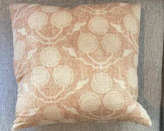 Down Filled Pillow - 2 Available. Each Measures 20" x 20".