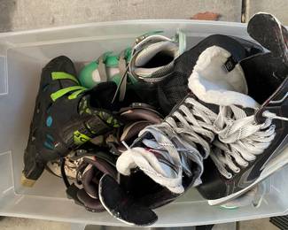 Ice Skates & In Line Skates. Photo 1 of 5.