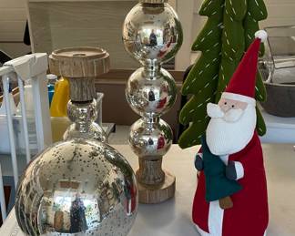 Mercury Glass Decorations.